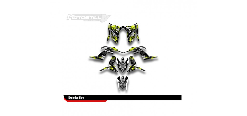 Yamaha Raptor 700 2006 - 2024 Graphıc Set - Decal Kıt