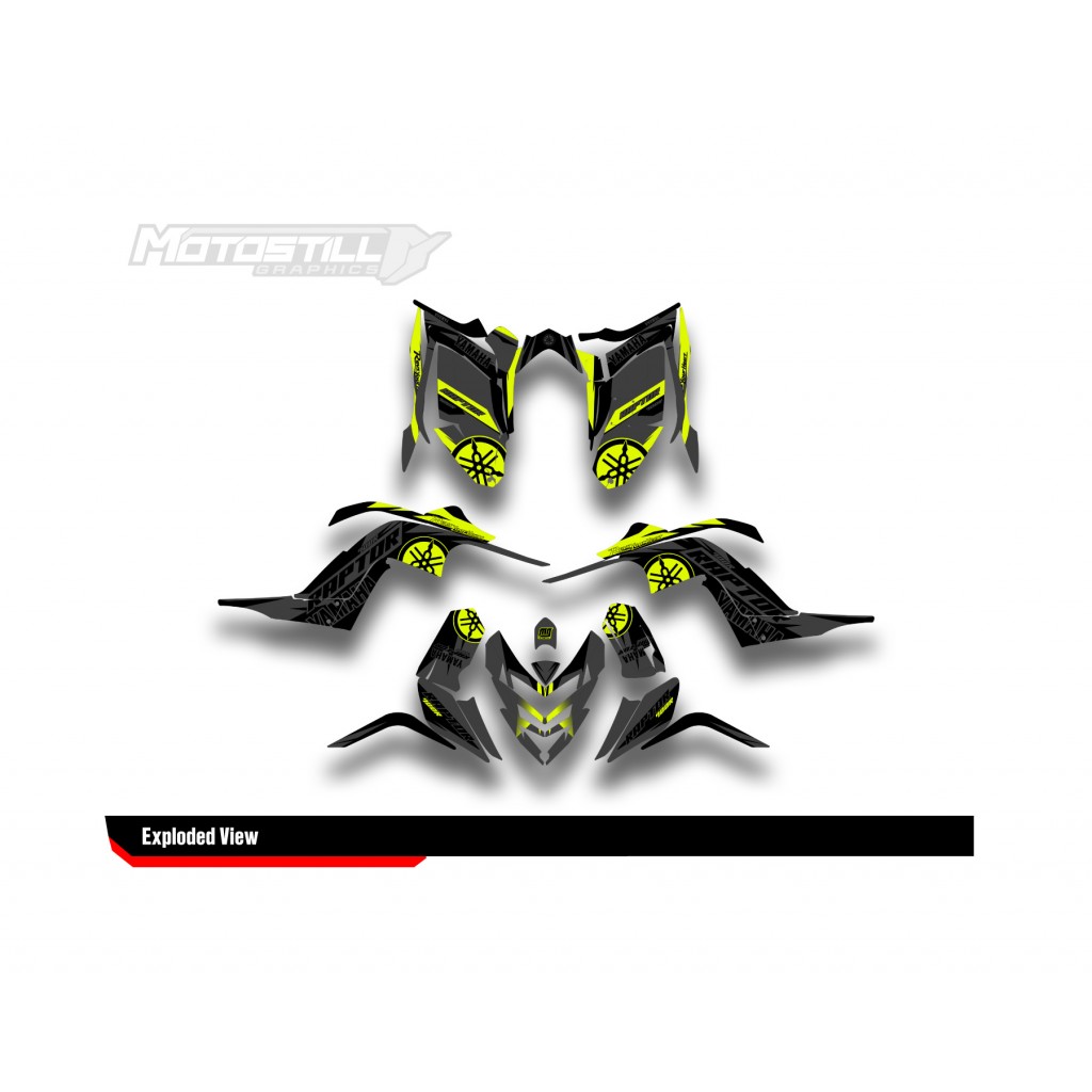 Yamaha Raptor 700 2006 - 2024 Graphıc Set - Decal Kıt
