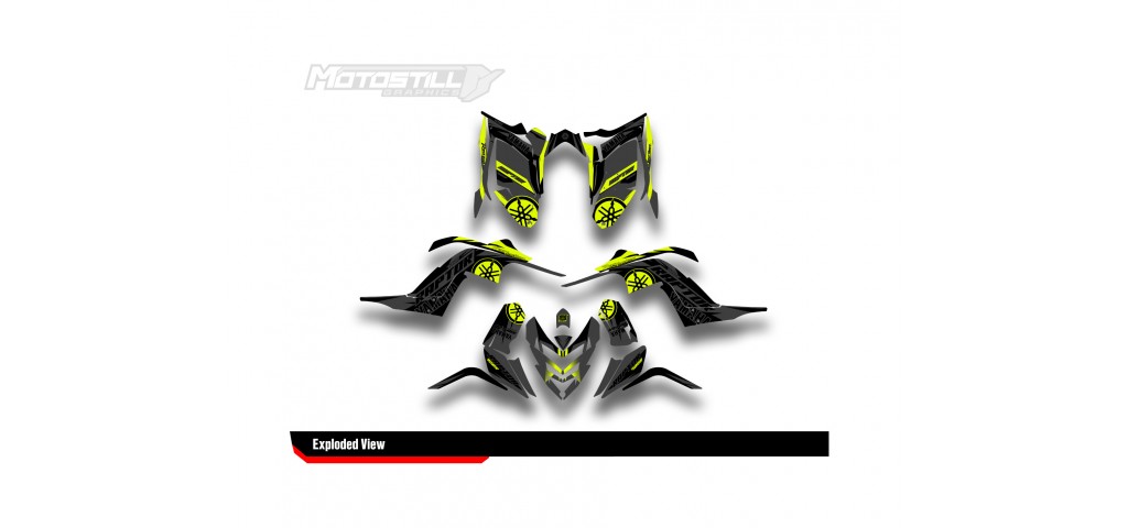 Yamaha Raptor 700 2006 - 2024 Graphıc Set - Decal Kıt