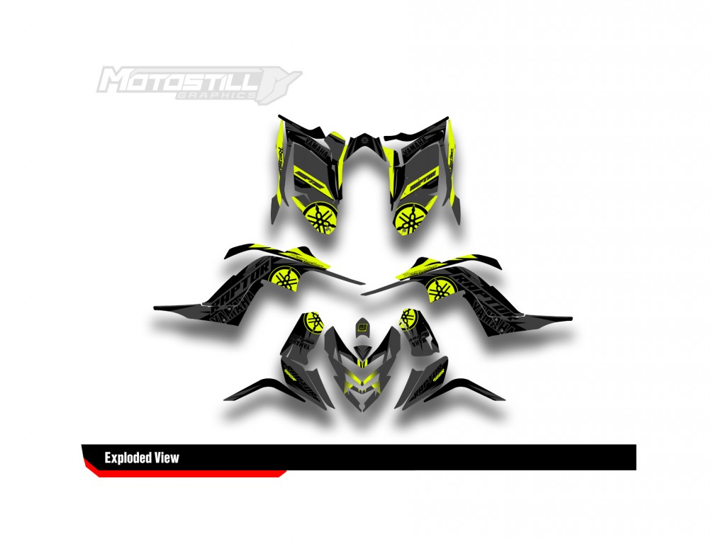 Yamaha Raptor 700 2006 - 2024 Graphıc Set - Decal Kıt