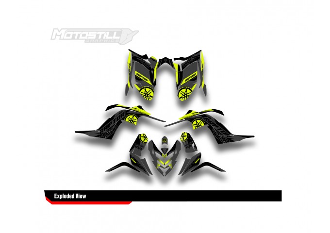 Yamaha Raptor 700 2006 - 2024 Graphıc Set - Decal Kıt
