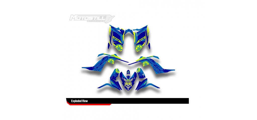 Yamaha Raptor 700 2006 - 2024 Graphıc Set - Decal Kıt