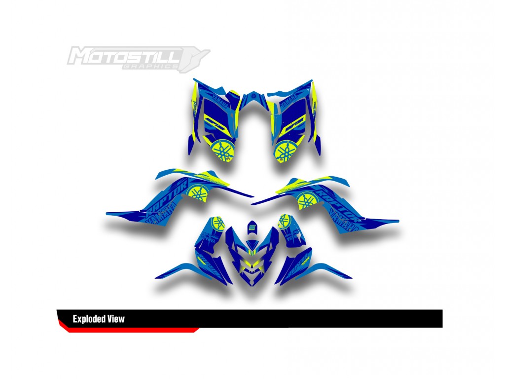 Yamaha Raptor 700 2006 - 2024 Graphıc Set - Decal Kıt