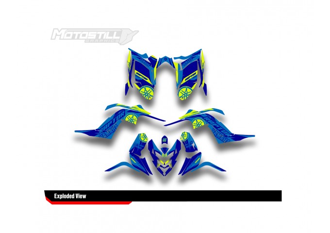 Yamaha Raptor 700 2006 - 2024 Graphıc Set - Decal Kıt