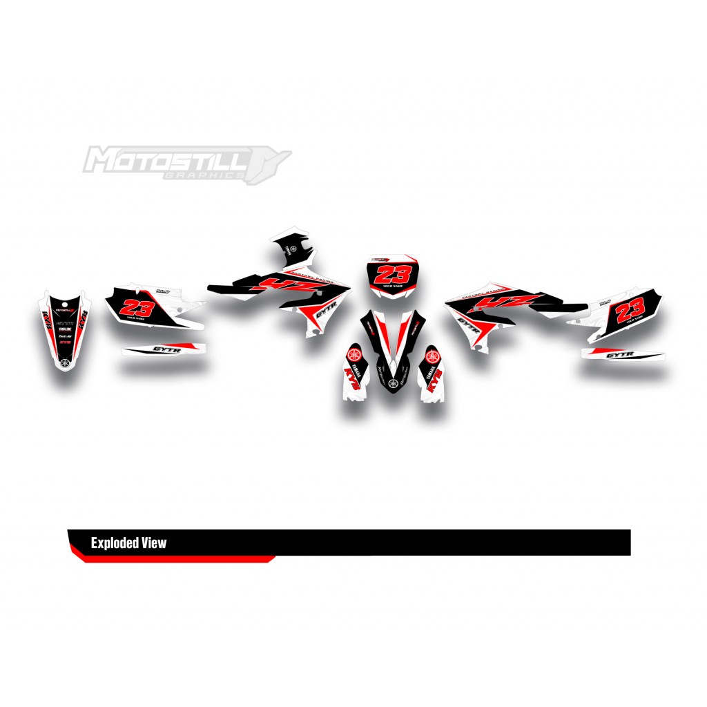 YAMAHA YZ450F 18-22 / YZ250F 19-22 GRAPHIC SET DECAL KIT