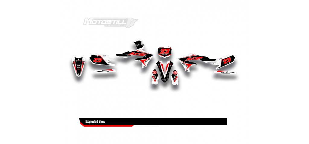 YAMAHA YZ450F 18-22 / YZ250F 19-22 GRAPHIC SET DECAL KIT