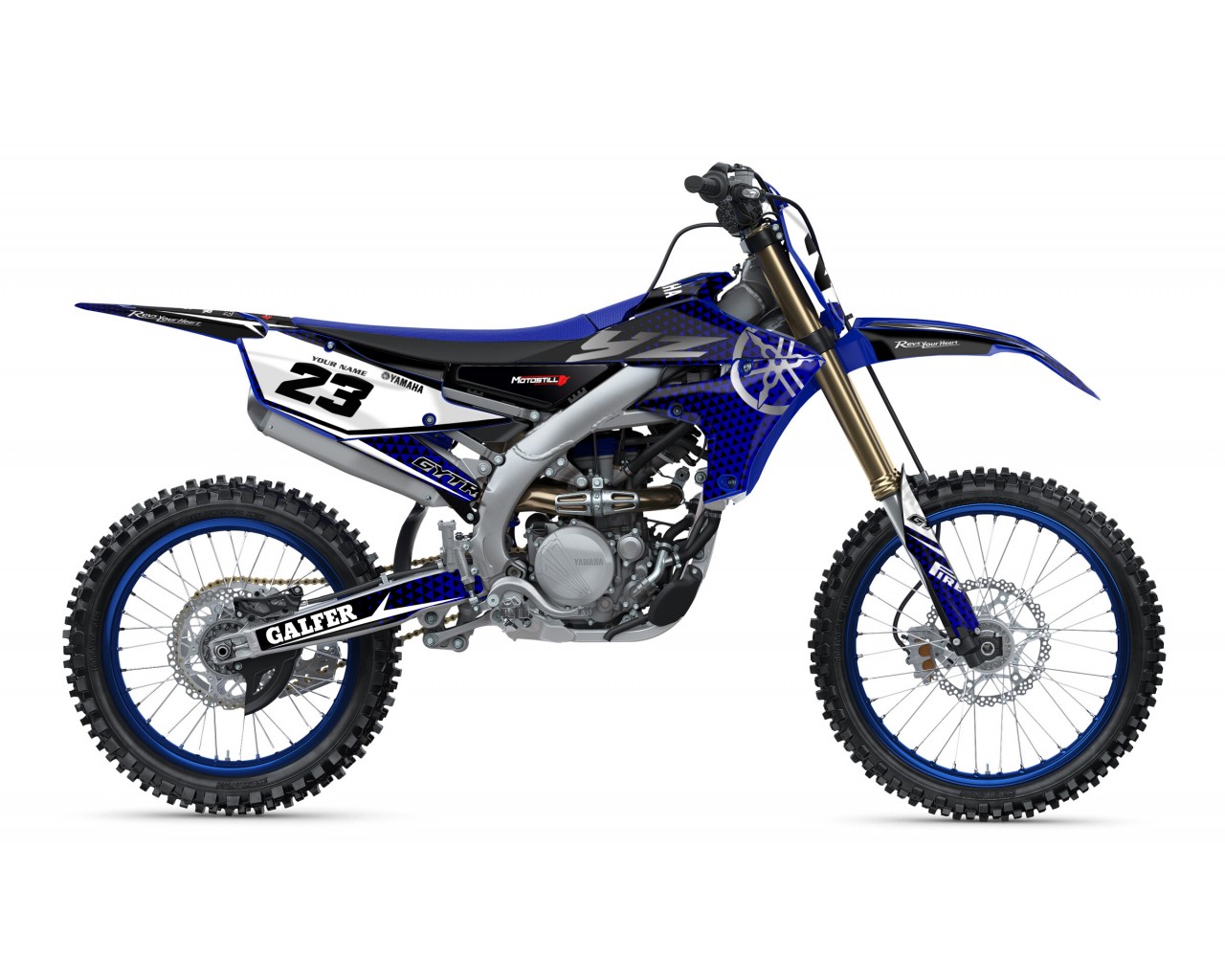 YAMAHA YZ450F 18-22 / YZ250F 19-22 GRAPHIC SET DECAL KIT