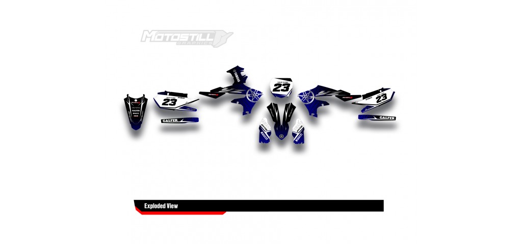 YAMAHA YZ450F 18-22 / YZ250F 19-22 GRAPHIC SET DECAL KIT