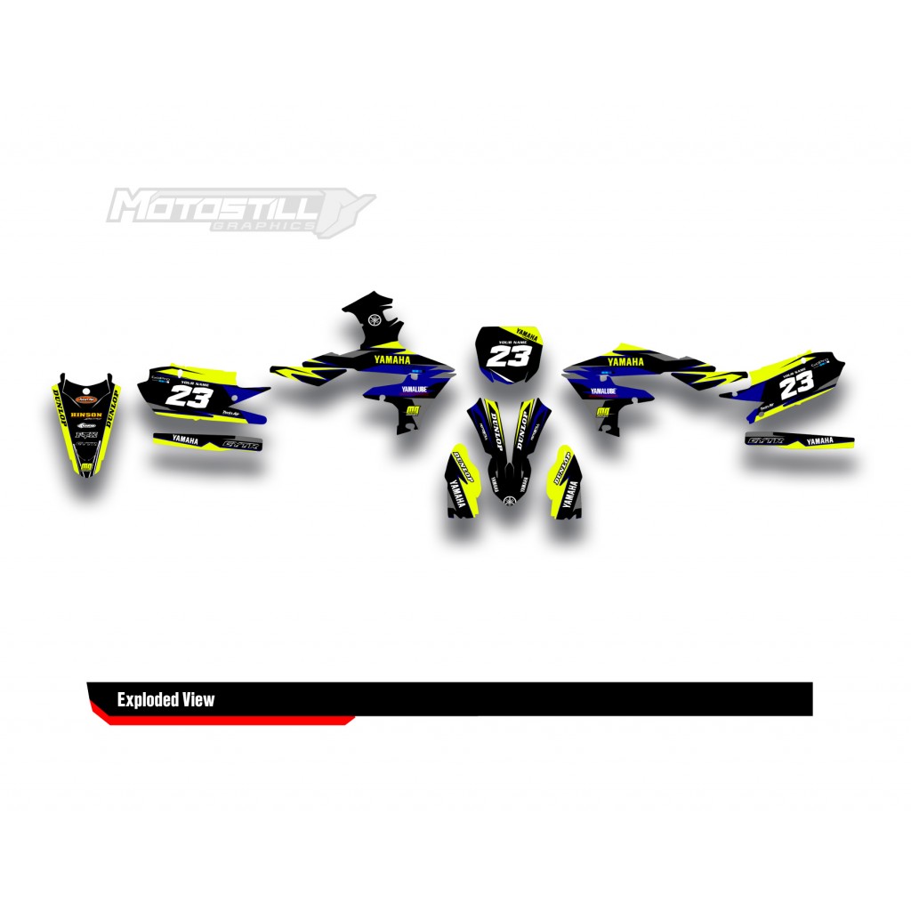 YAMAHA YZ450F 18-22 / YZ250F 19-22 GRAPHIC SET DECAL KIT
