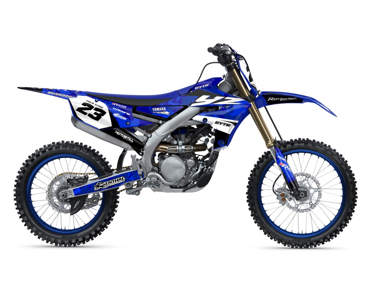 YAMAHA YZ450F 18-22 / YZ250F 19-22 GRAPHIC SET DECAL KIT