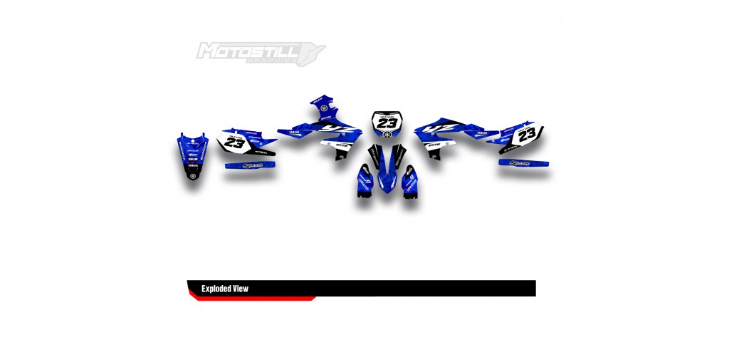 YAMAHA YZ450F 18-22 / YZ250F 19-22 GRAPHIC SET DECAL KIT
