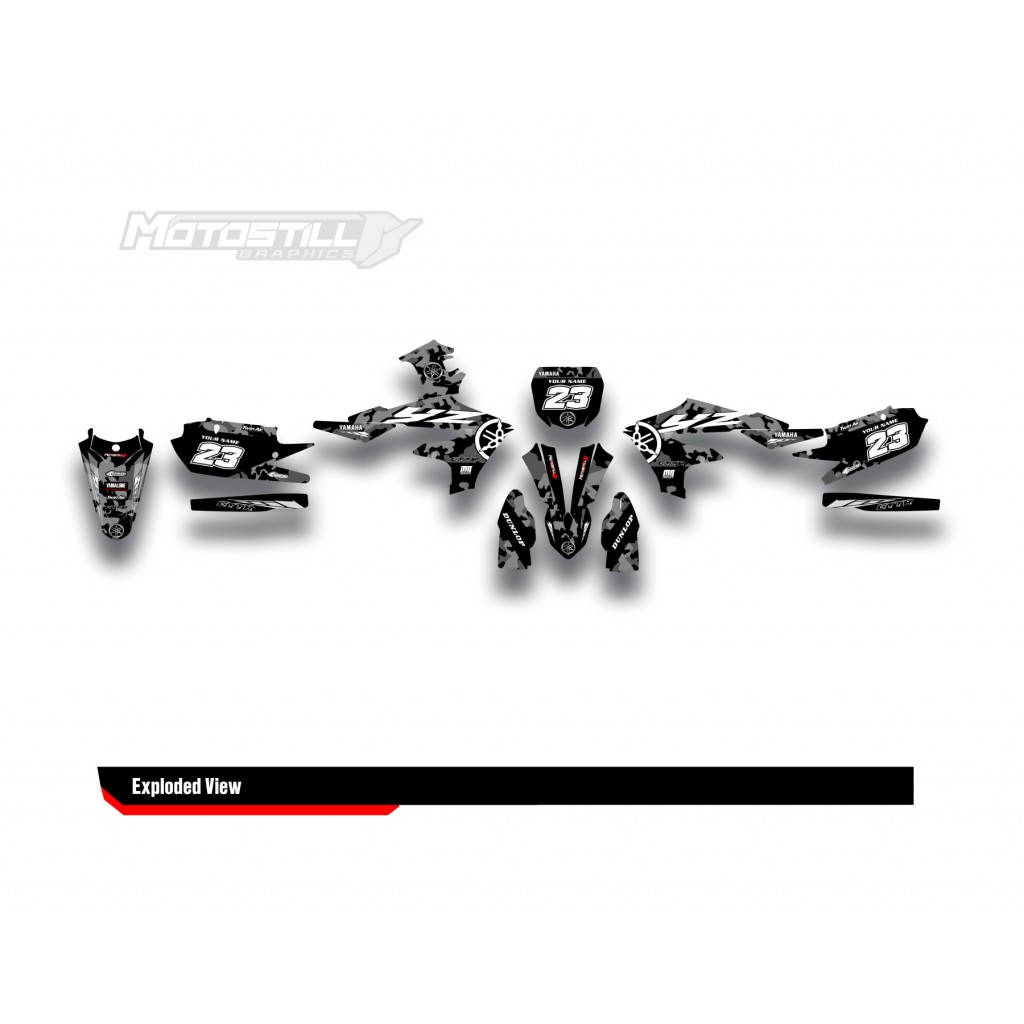 YAMAHA YZ450F 18-22 / YZ250F 19-22 GRAPHIC SET DECAL KIT