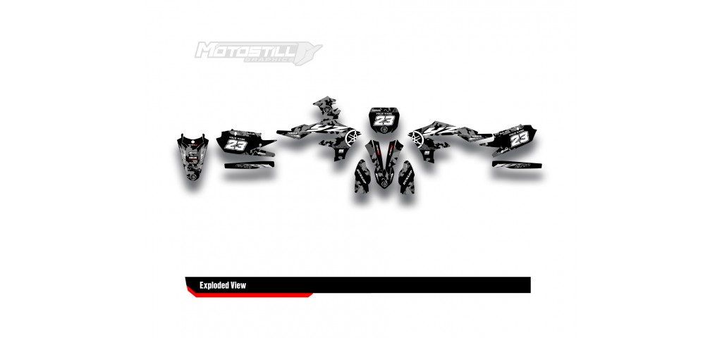 YAMAHA YZ450F 18-22 / YZ250F 19-22 GRAPHIC SET DECAL KIT