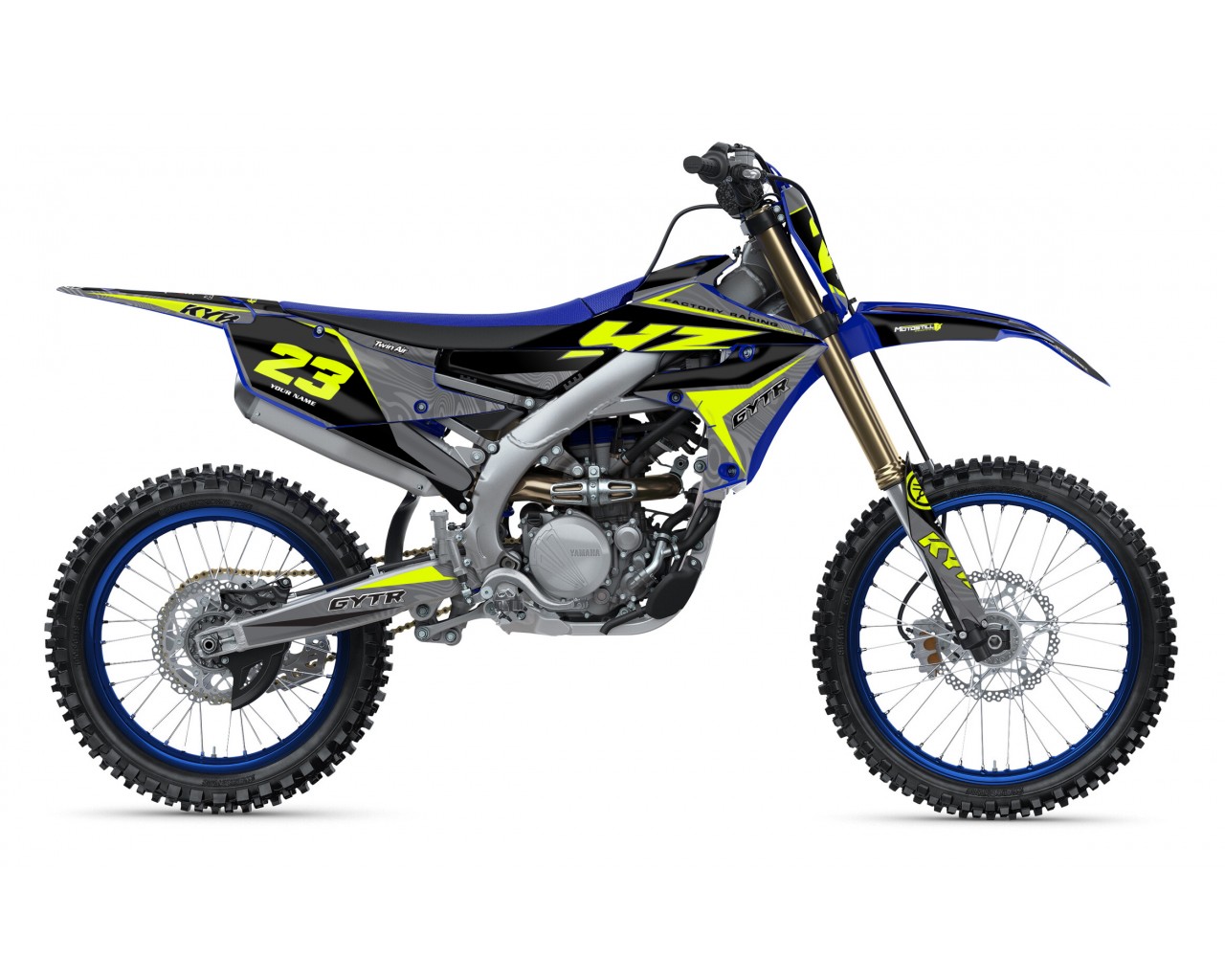 YAMAHA YZ450F 18-22 / YZ250F 19-22 GRAPHIC SET DECAL KIT