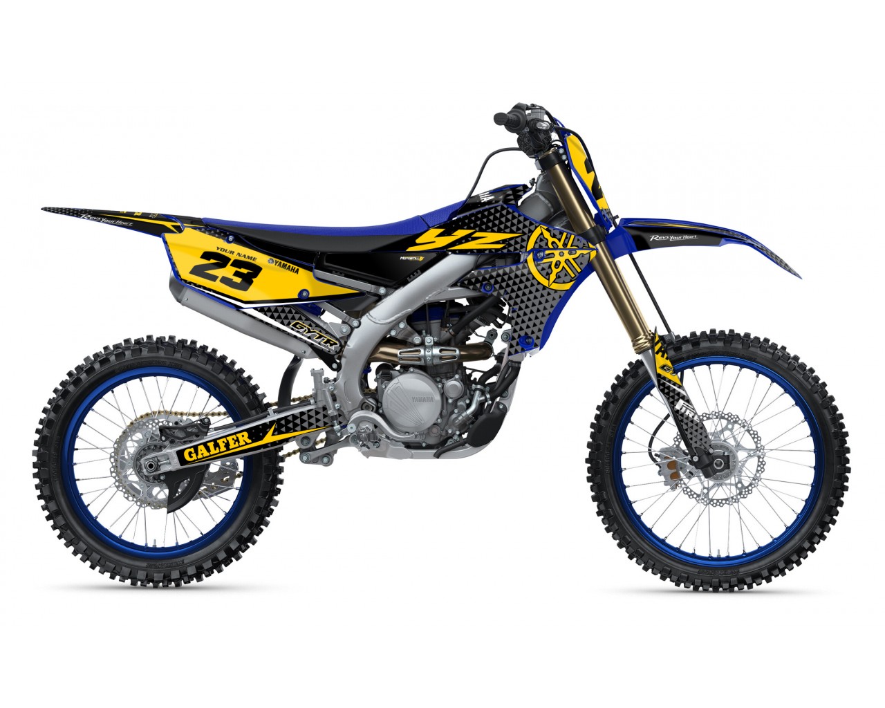 YAMAHA YZ450F 18-22 / YZ250F 19-22 GRAPHIC SET DECAL KIT