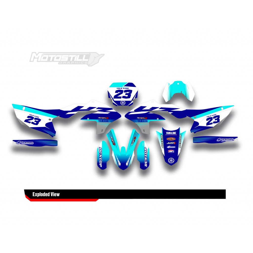 YAMAHA YZ 450 F GRAPHIC STICKER SET DECAL KIT