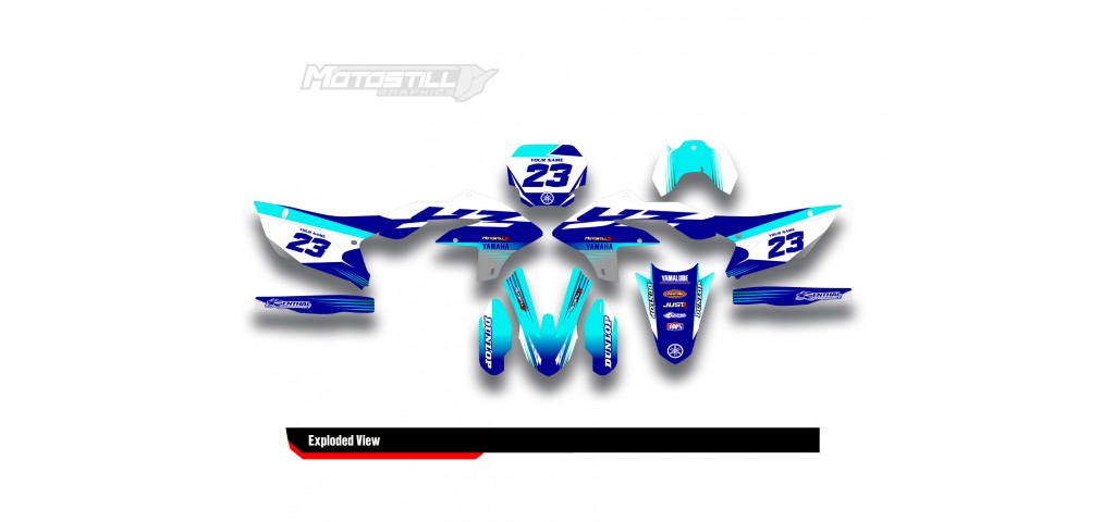 YAMAHA YZ 450 F GRAPHIC STICKER SET DECAL KIT