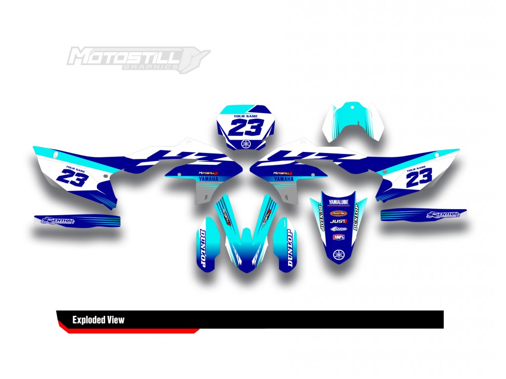 YAMAHA YZF 450 2023 GRAPHIC STICKER KIT