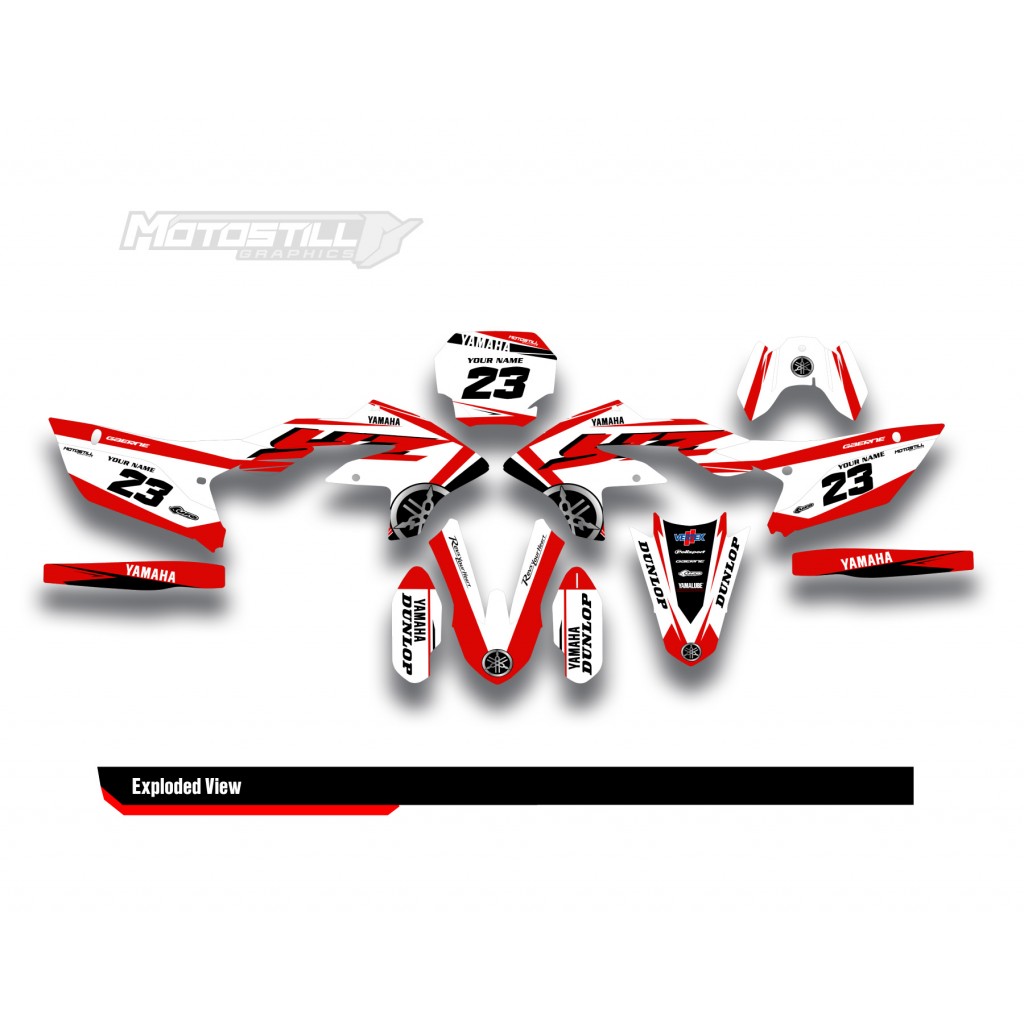 YAMAHA YZ 450 F GRAPHIC STICKER SET DECAL KIT