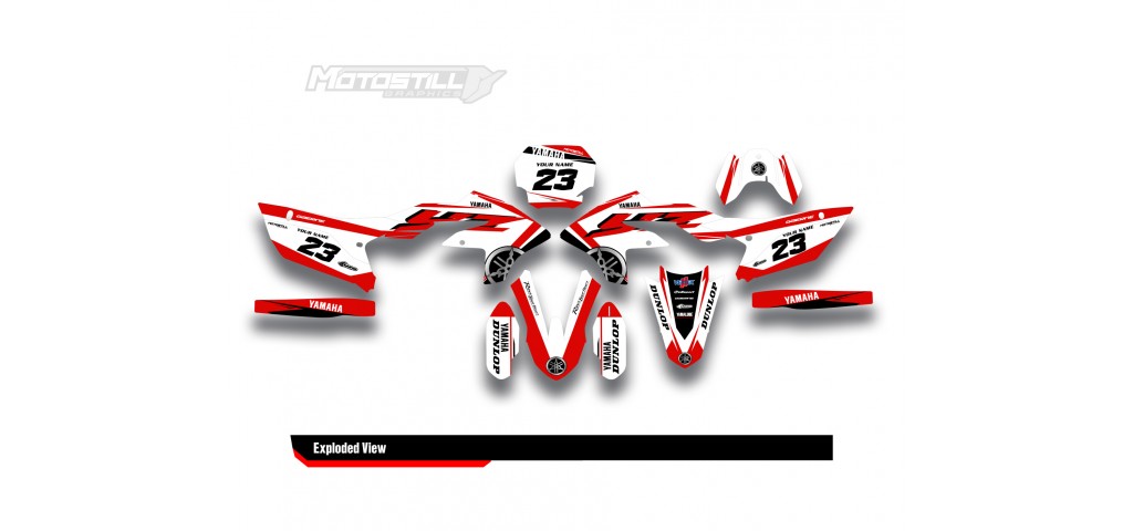 YAMAHA YZ 450 F GRAPHIC STICKER SET DECAL KIT