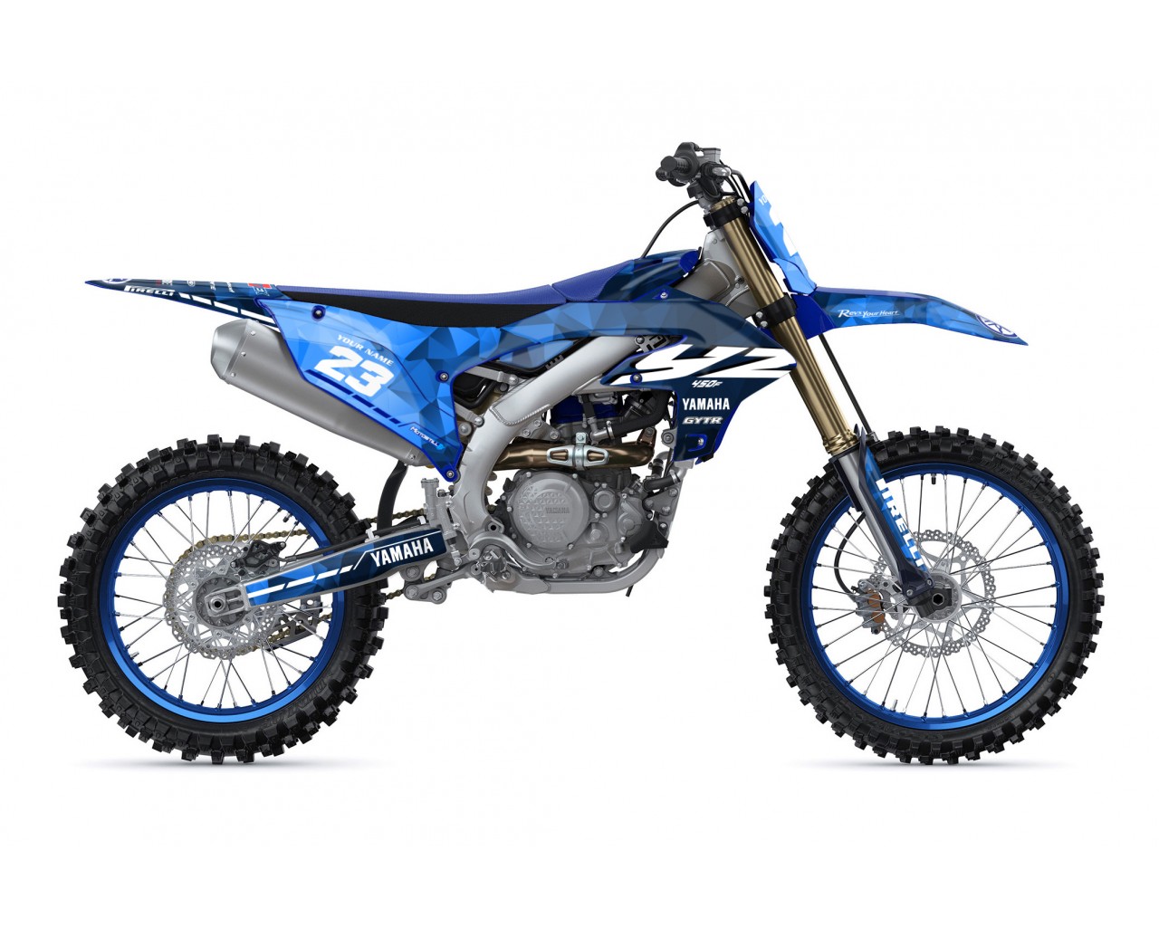 YAMAHA YZ 450 F GRAPHIC STICKER SET DECAL KIT