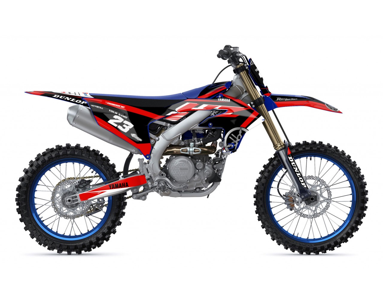 YAMAHA YZ 450 F GRAPHIC STICKER SET DECAL KIT