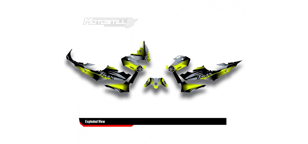 YAMAHA TMAX GRAPHIC STICKER SET - DECAL KIT