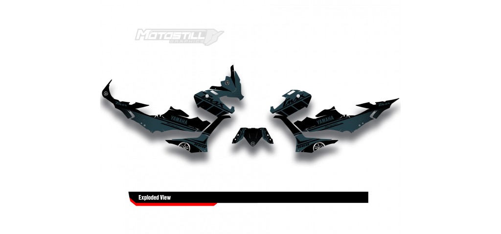 YAMAHA TMAX GRAPHIC STICKER SET - DECAL KIT