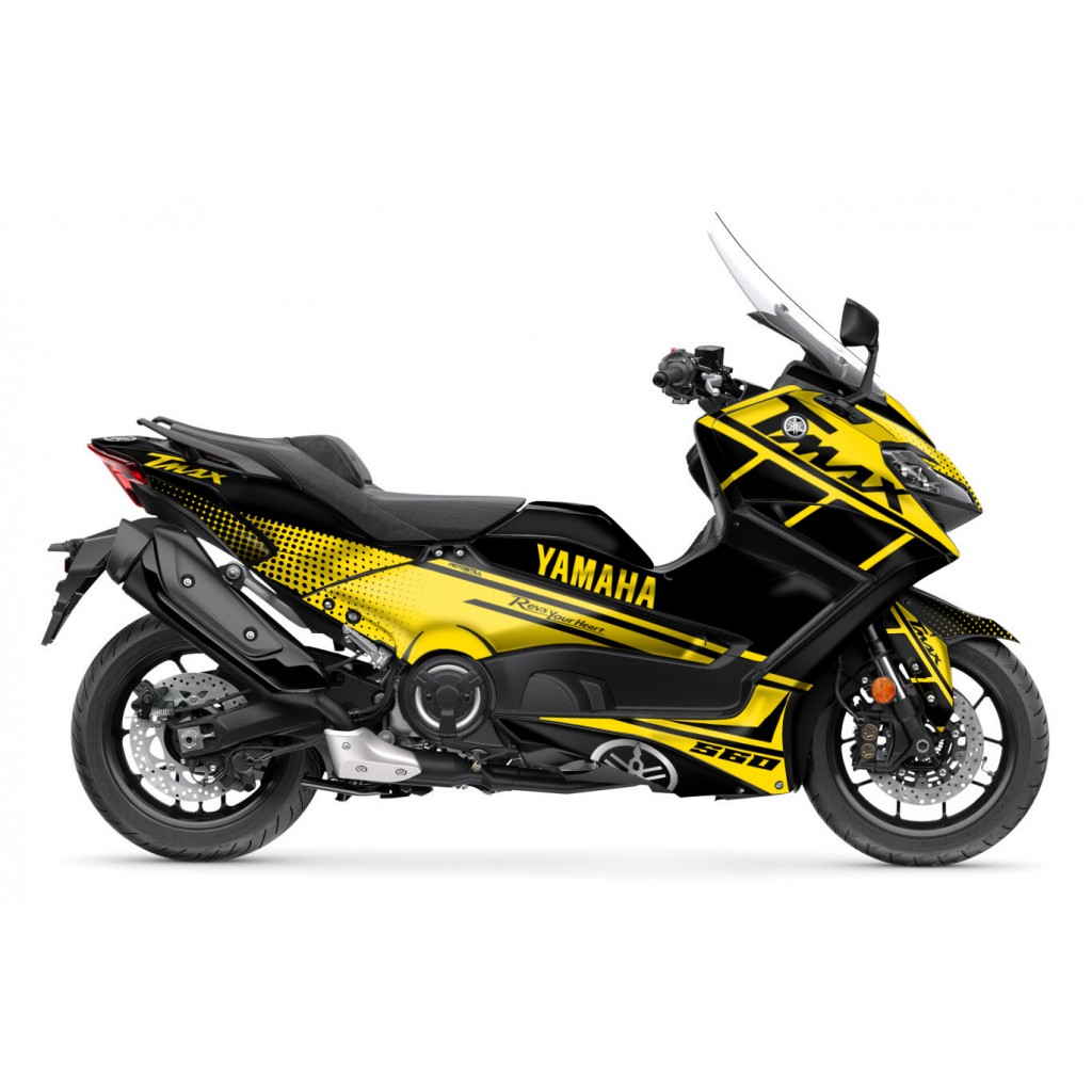 YAMAHA TMAX GRAPHIC STICKER SET - DECAL KIT