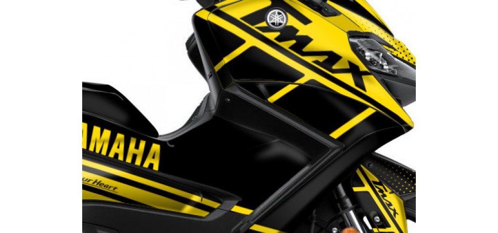 YAMAHA TMAX GRAPHIC STICKER SET - DECAL KIT