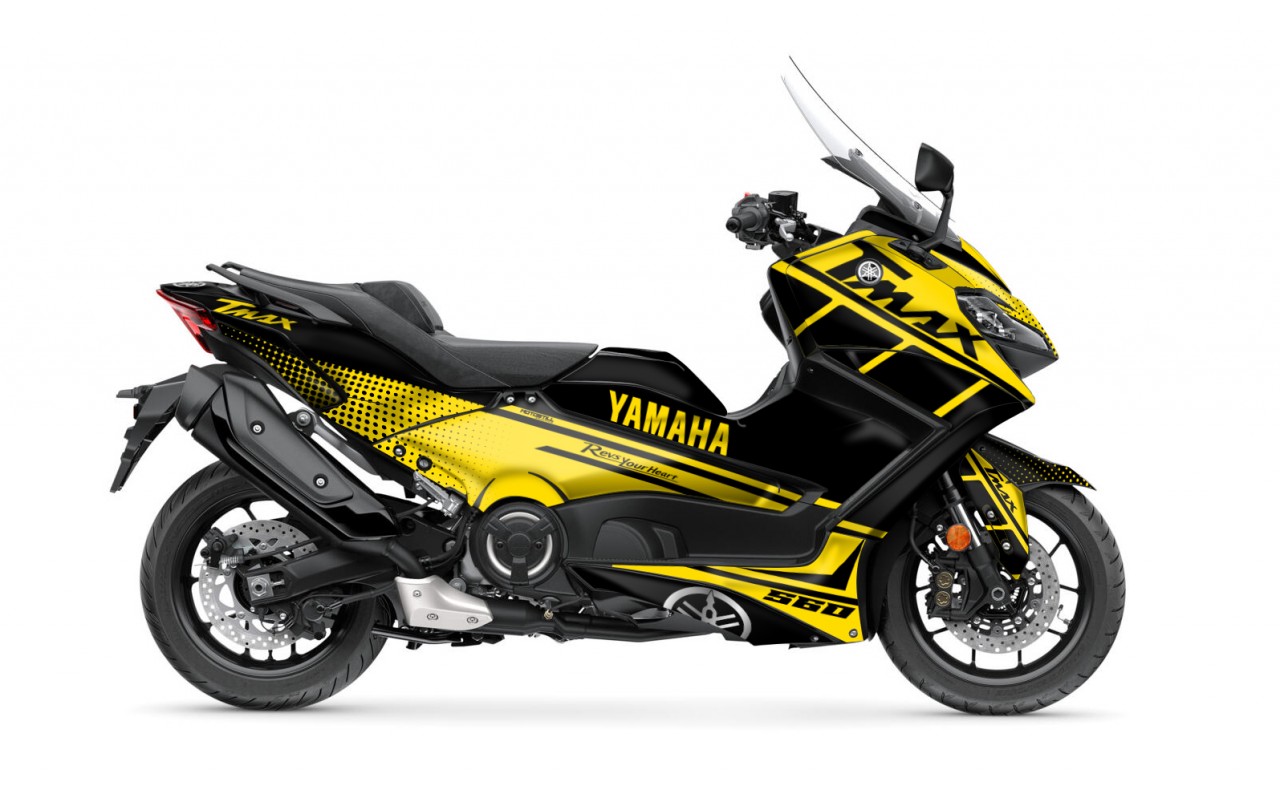 YAMAHA TMAX GRAPHIC STICKER SET - DECAL KIT