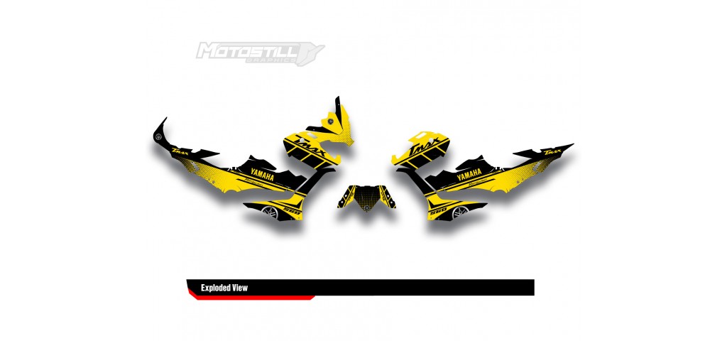 YAMAHA TMAX GRAPHIC STICKER SET - DECAL KIT