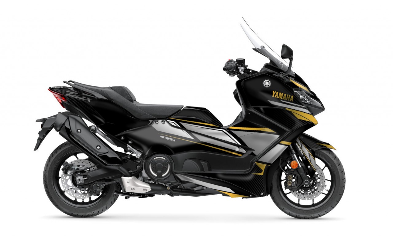YAMAHA TMAX GRAPHIC STICKER SET - DECAL KIT