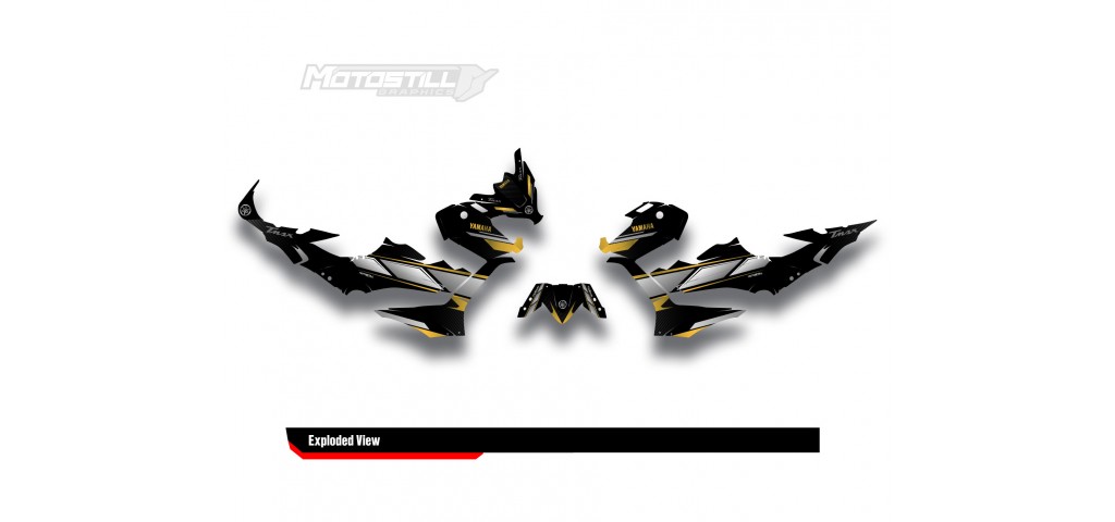 YAMAHA TMAX GRAPHIC STICKER SET - DECAL KIT