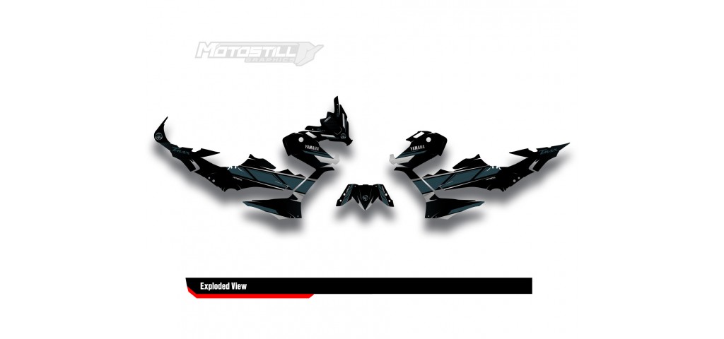 YAMAHA TMAX GRAPHIC STICKER SET - DECAL KIT