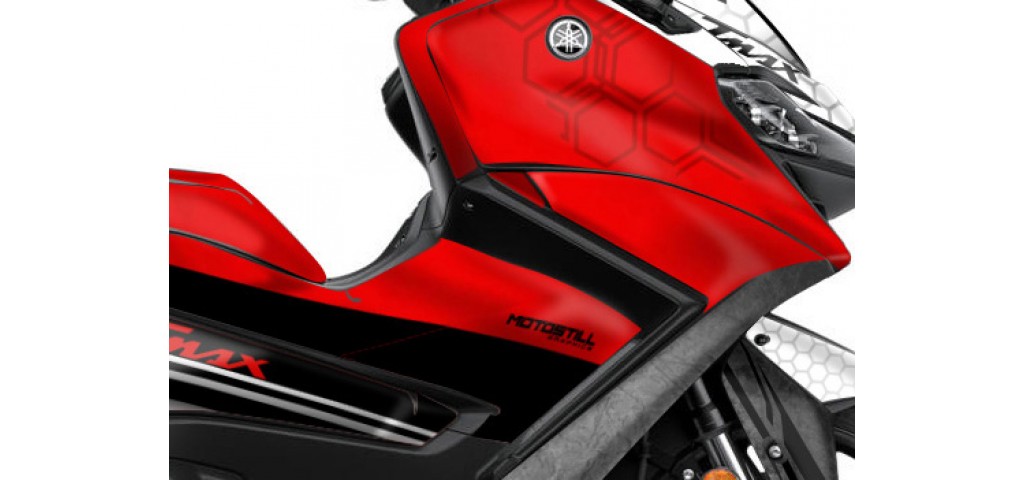 YAMAHA TMAX GRAPHIC STICKER SET - DECAL KIT