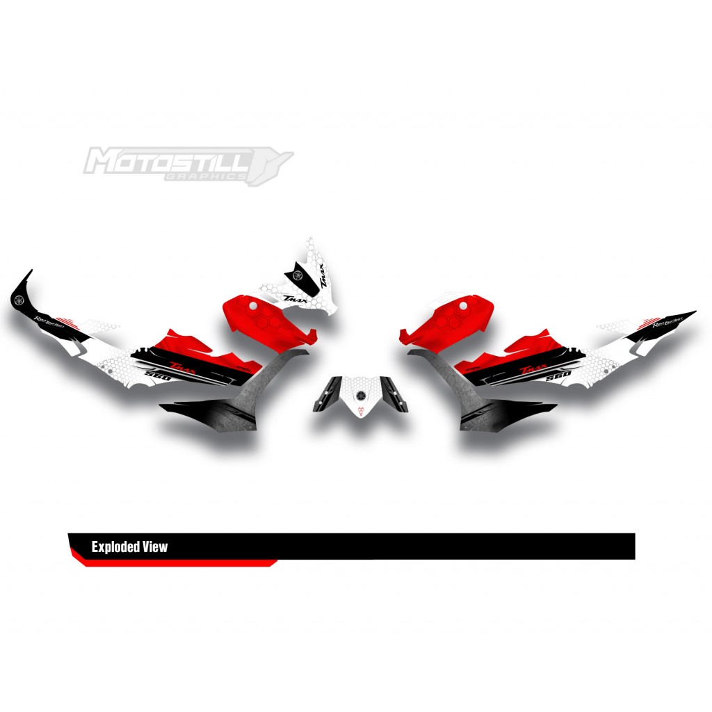 YAMAHA TMAX GRAPHIC STICKER SET - DECAL KIT