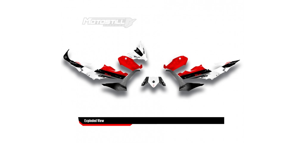 YAMAHA TMAX GRAPHIC STICKER SET - DECAL KIT