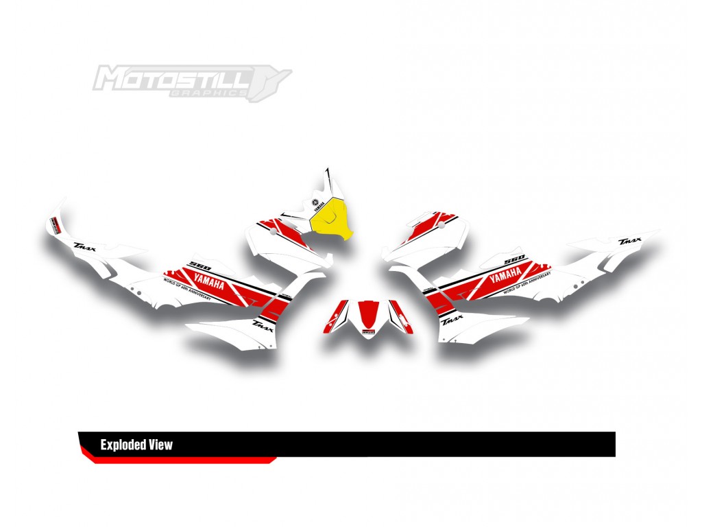 YAMAHA TMAX GRAPHIC STICKER SET - DECAL KIT