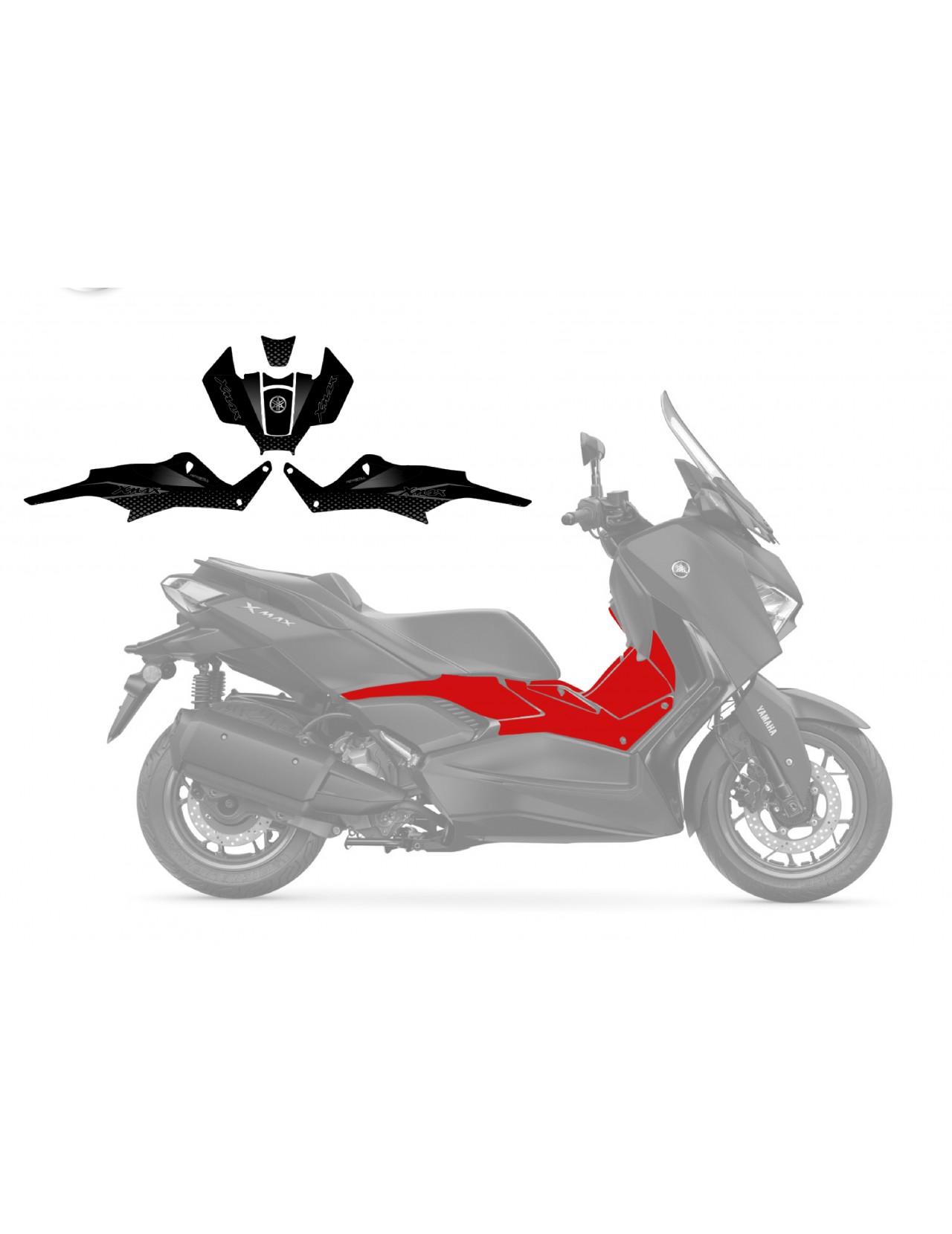 YAMAHA XMAX GRAPHIC STICKER SET - DECAL KIT