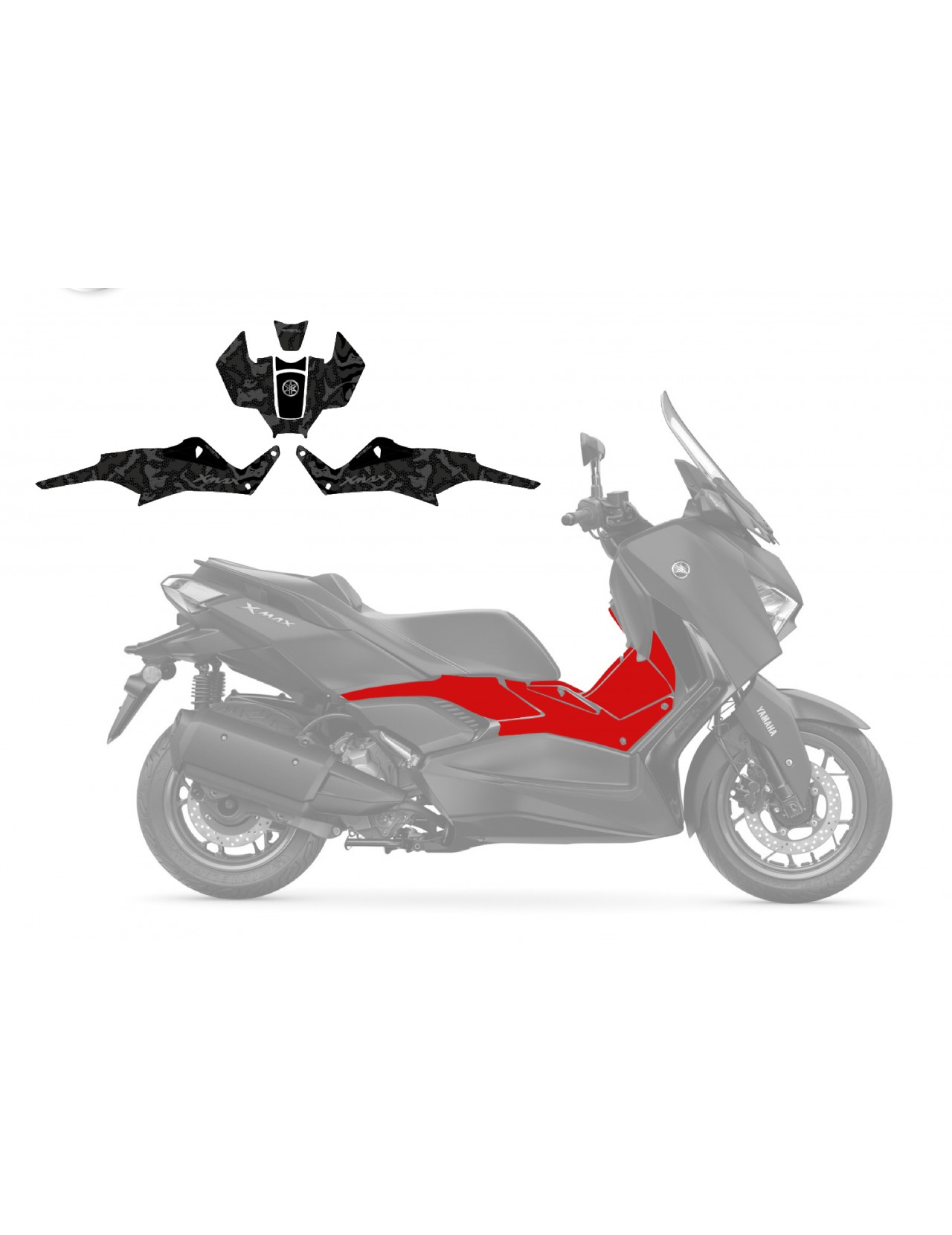 YAMAHA XMAX GRAPHIC STICKER SET - DECAL KIT