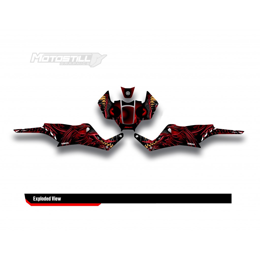 YAMAHA X MAX GRAPHIC PROTECTION GRPHIC KIT