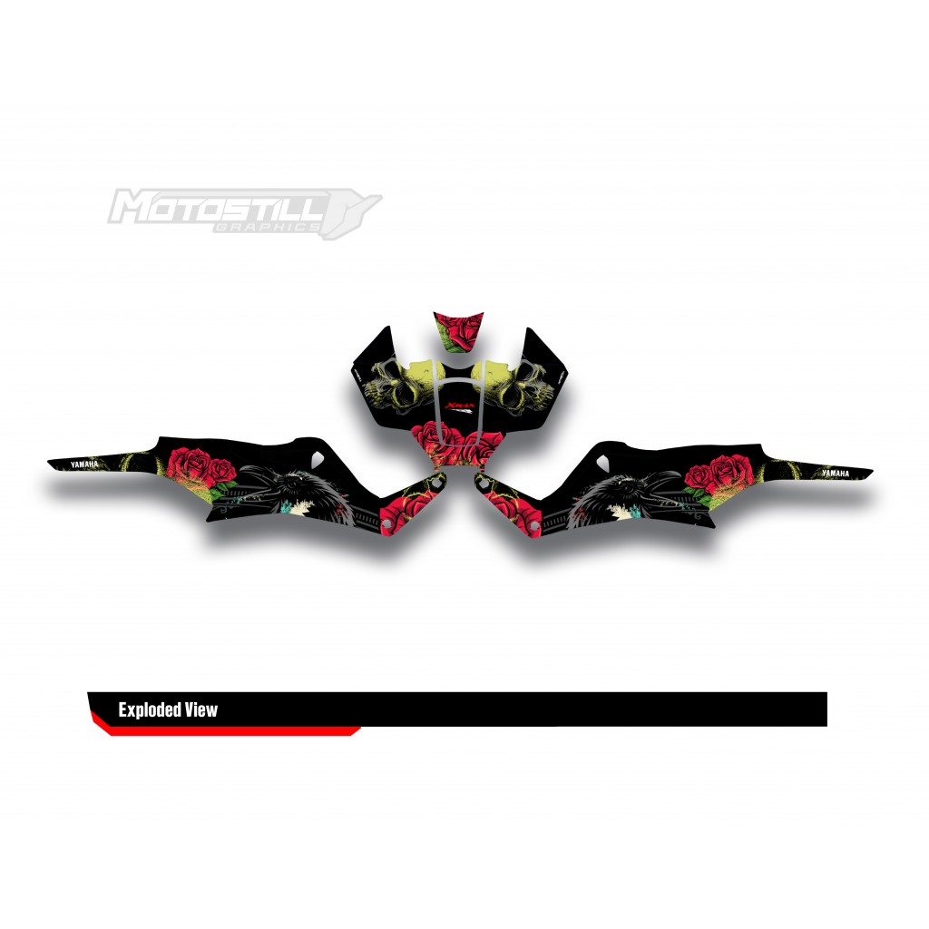 YAMAHA X MAX GRAPHIC PROTECTION GRPHIC KIT