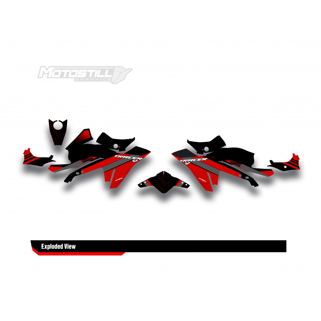 Yamaha Tracer 9 / GT / GT+ - 2021 - 2024  Graphic Set - Decal  Kit 