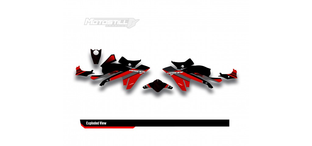 Yamaha Tracer 9 / GT / GT+ - 2021 - 2024  Graphic Set - Decal  Kit 