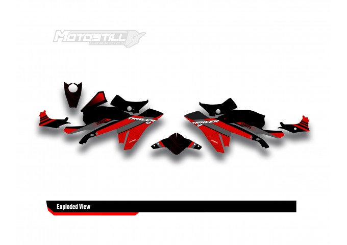 Yamaha Tracer 9 / GT / GT+ - 2021 - 2024  Graphic Set - Decal  Kit 