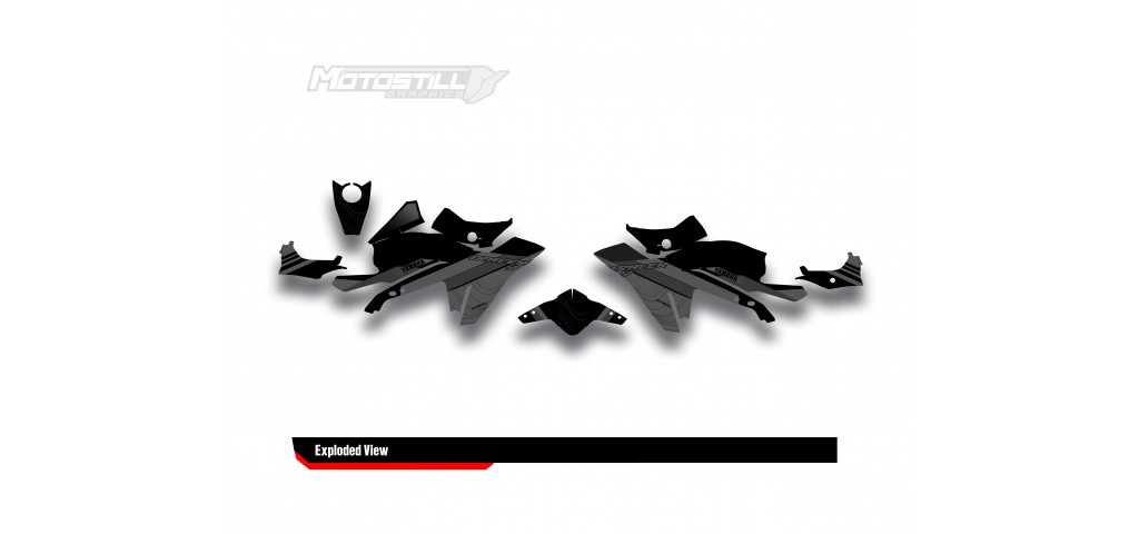 Yamaha Tracer 9 / GT / GT+ - 2021 - 2024  Graphic Set - Decal  Kit 