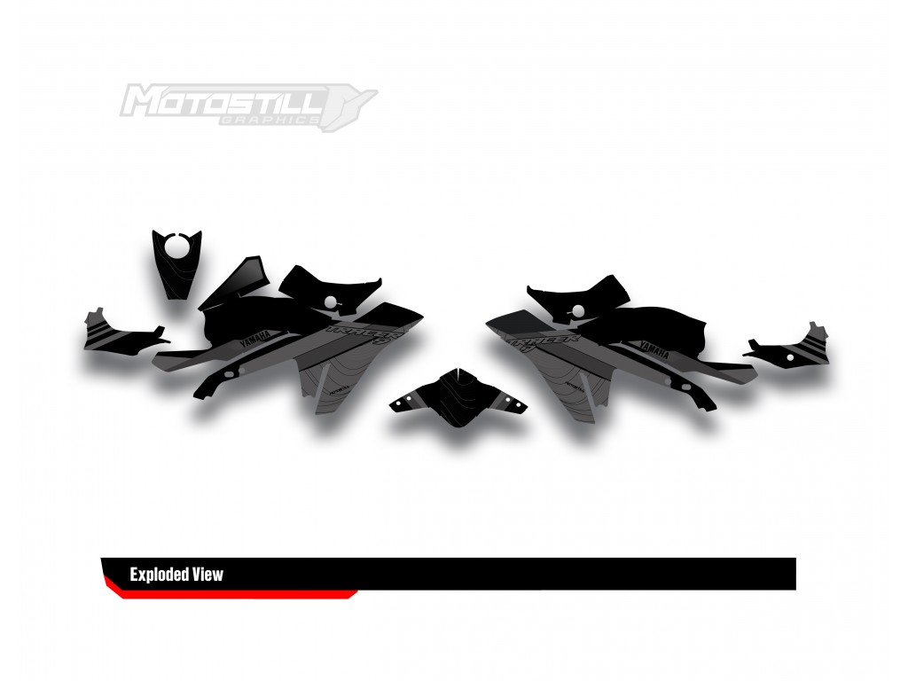 Yamaha Tracer 9 / GT / GT+ - 2021 - 2024  Graphic Set - Decal  Kit 