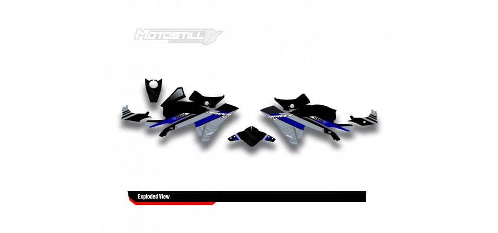 Yamaha Tracer 9 / GT / GT+ - 2021 - 2024  Graphic Set - Decal  Kit 