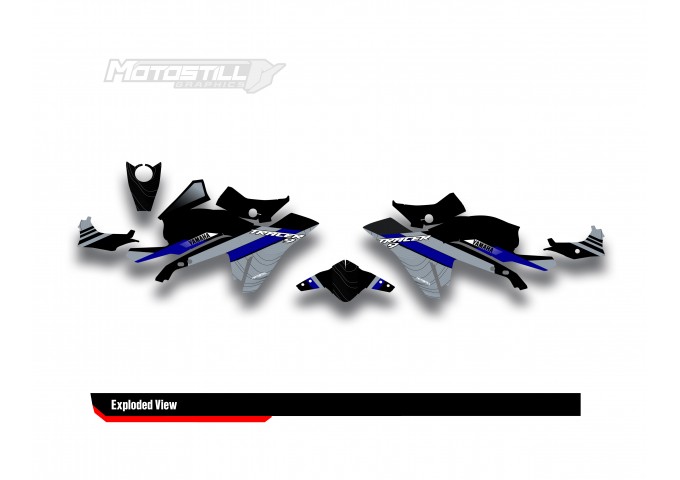Yamaha Tracer 9 / GT / GT+ - 2021 - 2024  Graphic Set - Decal  Kit 
